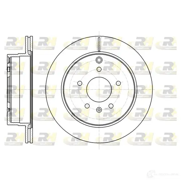 Тормозной диск ROADHOUSE LYTM8T DSX6118 210 61182.10 1460767 изображение 0