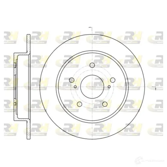 Тормозной диск ROADHOUSE DS X6142500 1461023 9SZN8O4 61425.00