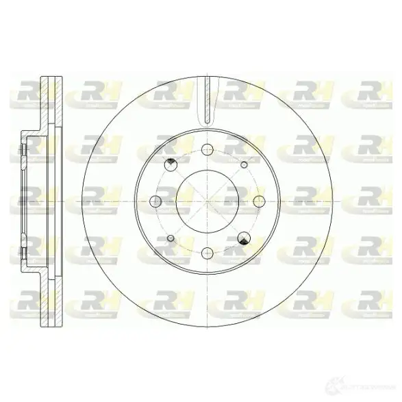 Тормозной диск ROADHOUSE 6775.10 DSX6775 10 1461837 D082L4