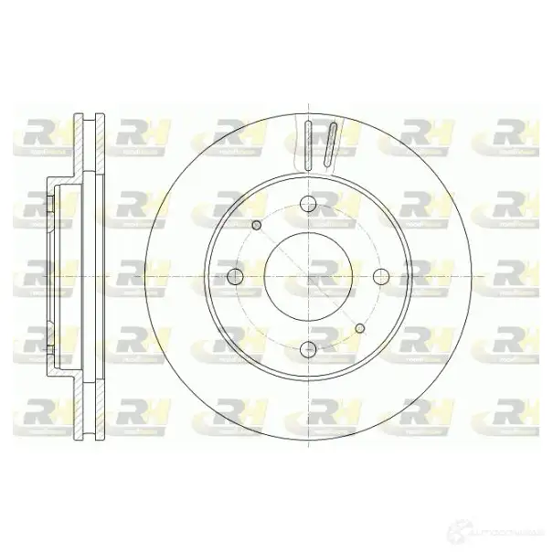 Тормозной диск ROADHOUSE 6394.10 D SX639410 COG9GKT 1461470 изображение 0