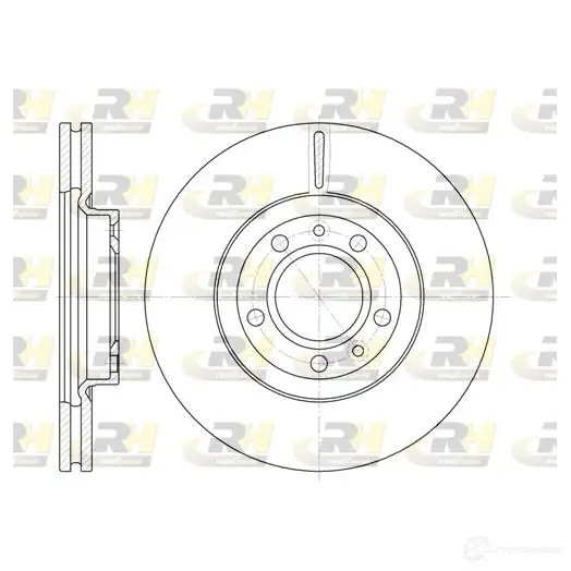 Тормозной диск ROADHOUSE 8DPAZP 1461919 D SX686910 6869.10