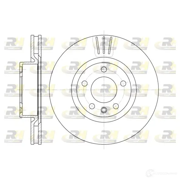 Тормозной диск ROADHOUSE FP3BL 6339.10 1461429 DSX633 910