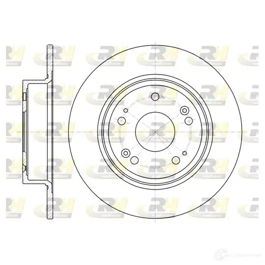 Тормозной диск ROADHOUSE L1452UD DSX612780 0 1460863 61278.00