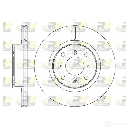 Тормозной диск ROADHOUSE DSX6 48410 1461558 QREN5 6484.10