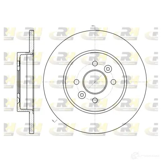 Тормозной диск ROADHOUSE DSX6117 600 1460760 B2VA5 61176.00