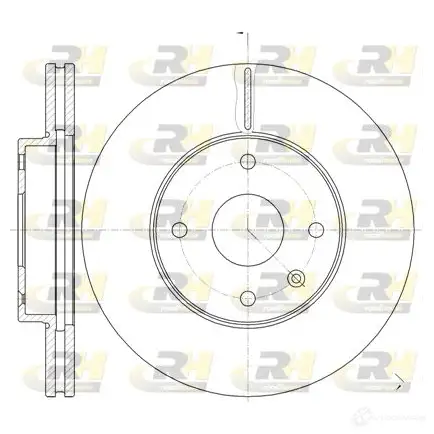 Тормозной диск ROADHOUSE DSX 6118110 61181.10 ELOKW8 1460766 изображение 0