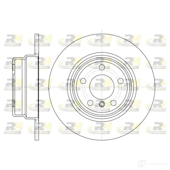 Тормозной диск ROADHOUSE LHVR9Q 6632.00 DSX 663200 1461702 изображение 0