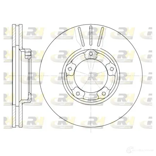 Тормозной диск ROADHOUSE 1461481 TDFZUV 6405.10 DSX 640510