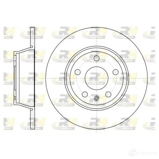 Тормозной диск ROADHOUSE 61214.00 DSX6121 400 1460800 ZK2KUN