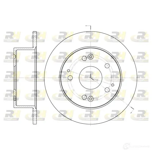 Тормозной диск ROADHOUSE 1461925 DS X687500 6875.00 T1I9E