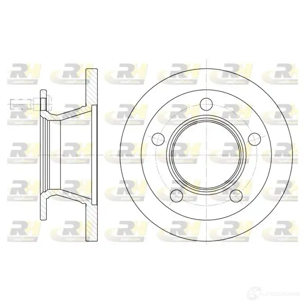 Тормозной диск ROADHOUSE 6082.00 1PQYD DSX 608200 1460542 изображение 0