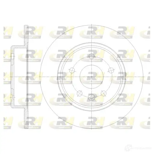 Тормозной диск ROADHOUSE 8JGXZ91 61792.00 1424241417 DSX 6179200 изображение 0