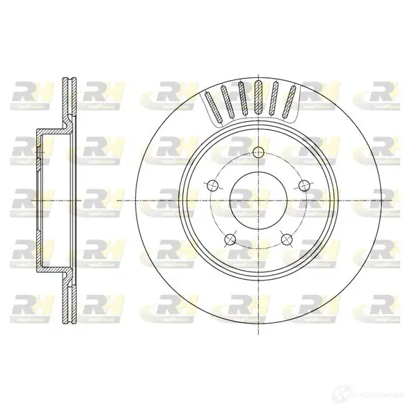 Тормозной диск ROADHOUSE JI0T07 1461239 D SX6162310 61623.10
