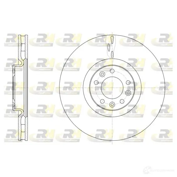 Тормозной диск ROADHOUSE DSX614 9810 1461102 IHKO2L9 61498.10