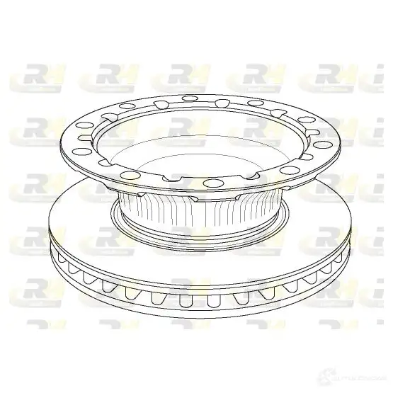 Тормозной диск ROADHOUSE NSX117120 11 71.20 NSX1171.20 1462817