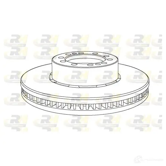 Тормозной диск ROADHOUSE NSX1169.20 N SX116920 1462815 KSMRU изображение 0