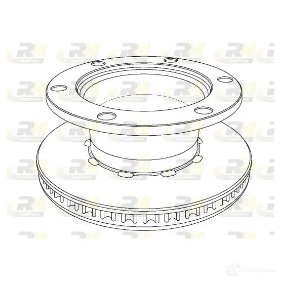 Тормозной диск ROADHOUSE 1462780 1125. 20 NSX1125.20 NSX112520 изображение 0