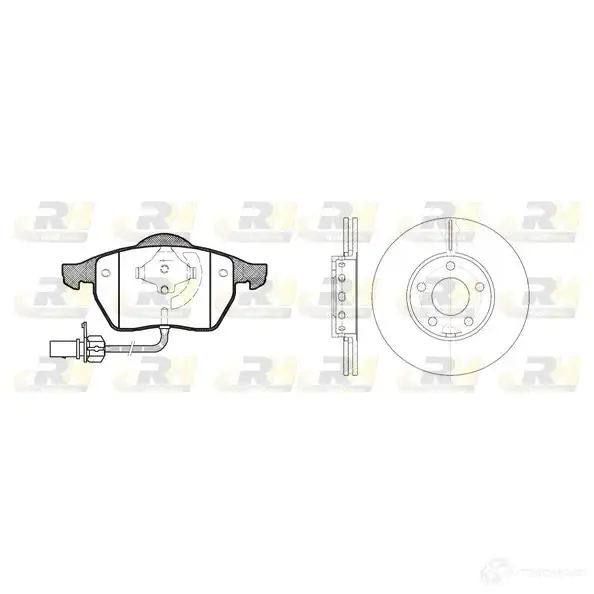 Комплект тормозных колодок и дисков ROADHOUSE 1462384 R SX839000 6XBOKI 8390.00 изображение 0