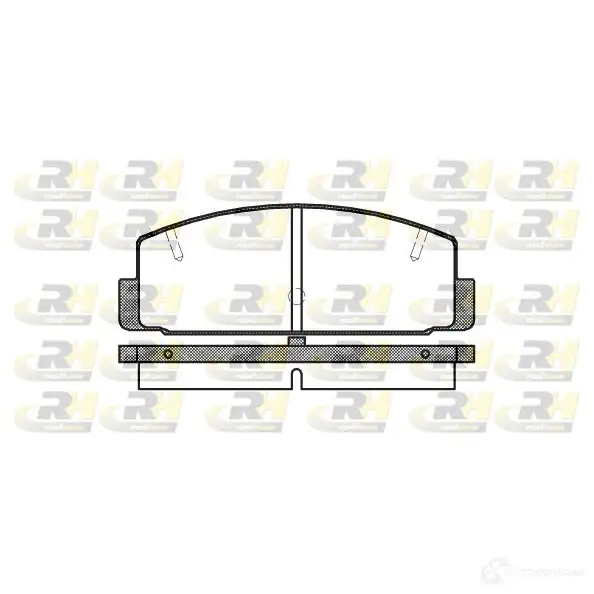 Тормозные колодки дисковые, комплект ROADHOUSE 1458376 D482-7186 2179.20 20 645