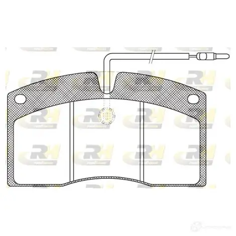 Тормозные колодки дисковые, комплект ROADHOUSE JSX 2505.40 1462653 29072 2505.4 0 изображение 0