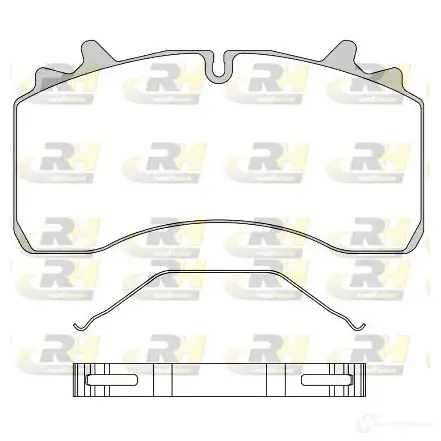 Тормозные колодки дисковые, комплект ROADHOUSE JSX 21075.00 1462593 2 1075.00 29158 изображение 0