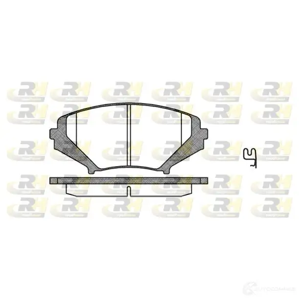 Тормозные колодки дисковые, комплект ROADHOUSE 1457618 D1009-7913 21080.01 2 4042