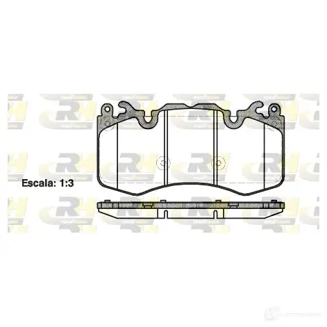 Тормозные колодки дисковые, комплект ROADHOUSE D 1426-8543 1458022 21410.00 PSX2141000 изображение 0