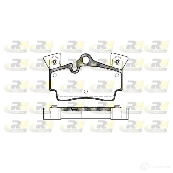Тормозные колодки дисковые, комплект ROADHOUSE 2996.10 D978-7908 2401 0 1459600