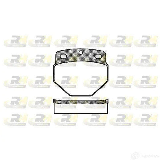 Тормозные колодки дисковые, комплект ROADHOUSE PS X232700 2327.00 1458699 3U8UPKZ
