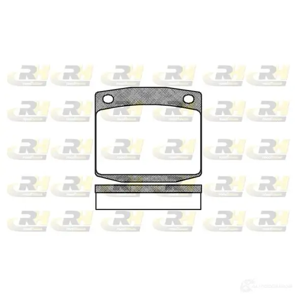 Тормозные колодки дисковые, комплект ROADHOUSE PSX209500 2095.00 1457553 203 91