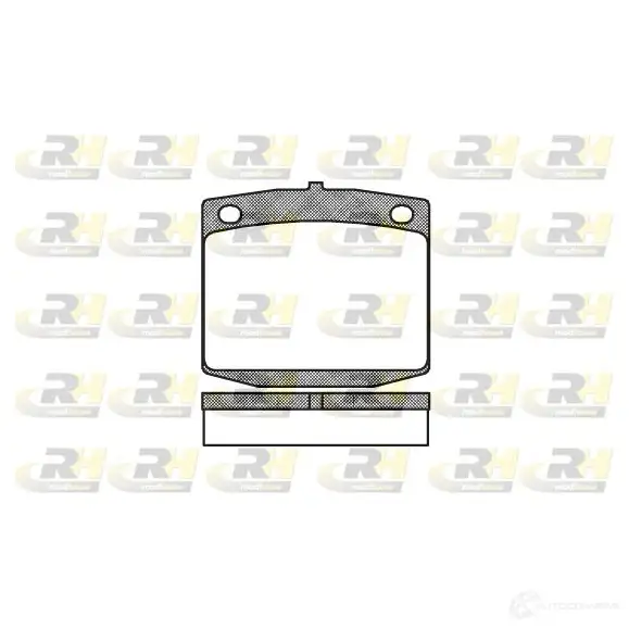 Тормозные колодки дисковые, комплект ROADHOUSE D1 13-7046 D146-7046 1457554 2095.10