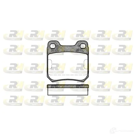 Тормозные колодки дисковые, комплект ROADHOUSE 21 050 D709A-7614 2239.00 1458496