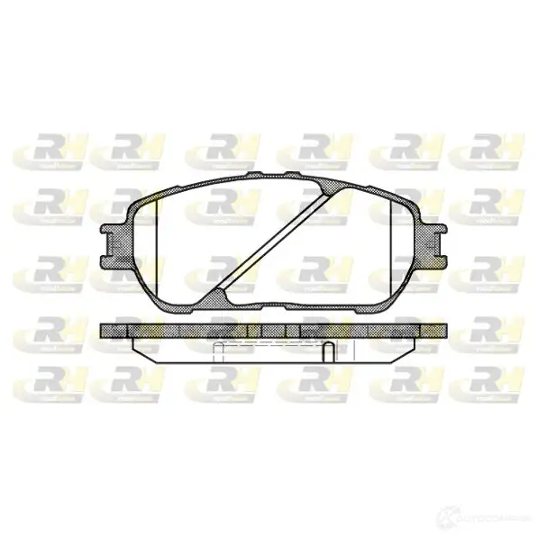 Тормозные колодки дисковые, комплект ROADHOUSE D906-7785 2898.00 2385 5 1459517