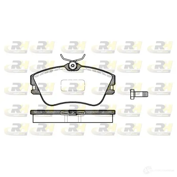 Тормозные колодки дисковые, комплект ROADHOUSE 214 79 1458961 2480.00 D638-7516