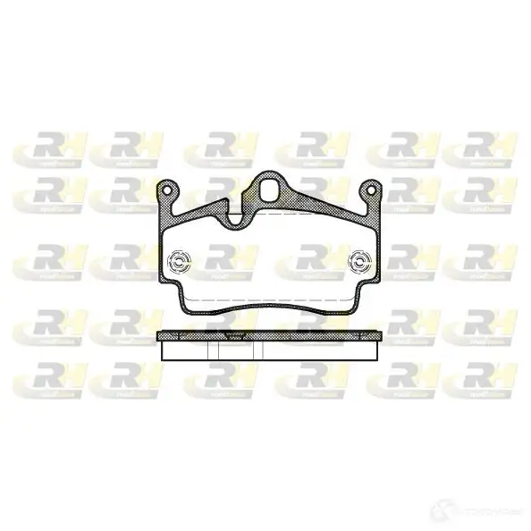 Тормозные колодки дисковые, комплект ROADHOUSE 24 541 21191.00 1457744 D1134-8245