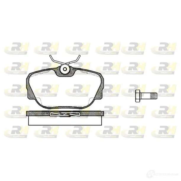 Тормозные колодки дисковые, комплект ROADHOUSE D493-7373 21 173 2296.00 1458632