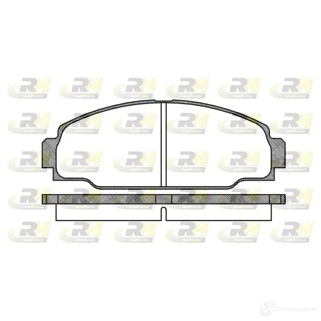 Тормозные колодки дисковые, комплект ROADHOUSE 21 783 PSX227400 2274.00 1458580