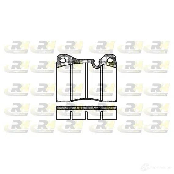 Тормозные колодки дисковые, комплект ROADHOUSE 2043 7 D163-7015 2011.30 1457374 изображение 0