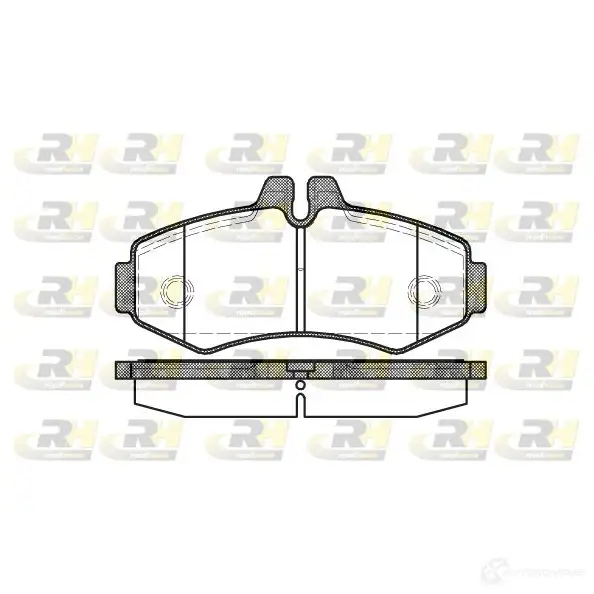 Тормозные колодки дисковые, комплект ROADHOUSE D1253-8371 1459260 230 22 2701.00