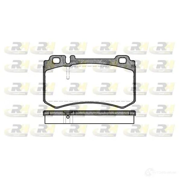 Тормозные колодки дисковые, комплект ROADHOUSE D984-7886 234 78 1459596 2993.00