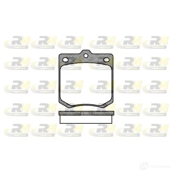 Тормозные колодки дисковые, комплект ROADHOUSE D143-783 1457515 2074.00 20 251