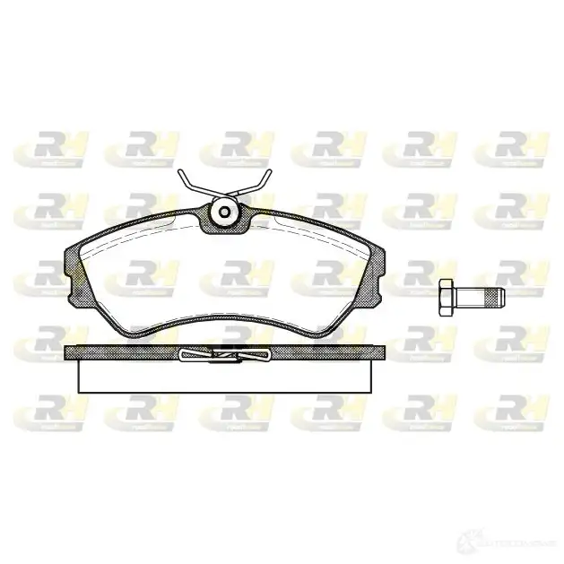 Тормозные колодки дисковые, комплект ROADHOUSE 201 24 1458790 2383.00 D1457-8657