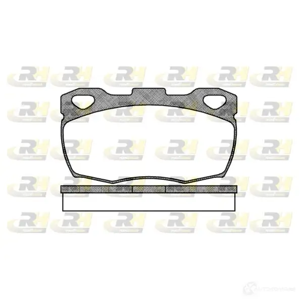 Тормозные колодки дисковые, комплект ROADHOUSE D671-7551 2 1519 2266.00 1458564