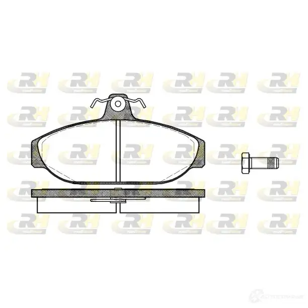 Тормозные колодки дисковые, комплект ROADHOUSE D255-7161 2156.00 207 40 1458217