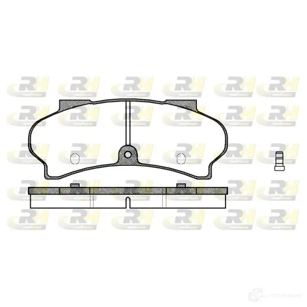 Тормозные колодки дисковые, комплект ROADHOUSE PSX202602 2 0366 1457417 2026.02 изображение 0