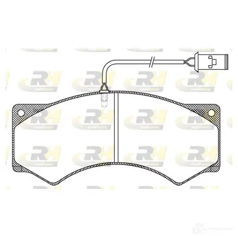 Тормозные колодки дисковые, комплект ROADHOUSE 1462638 29017 2277. 41 JSX 2277.41 изображение 0