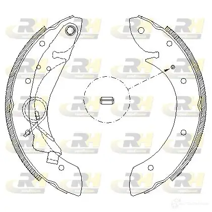 Тормозные колодки ROADHOUSE ZSX4419 00 E4Z7418 4419.00 1460305