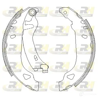 Тормозные колодки ROADHOUSE ZSX4 17901 1460071 4179.01 PKEYQE