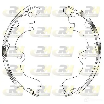 Тормозные колодки ROADHOUSE N6ZKW 1460219 4334.00 ZSX433 400