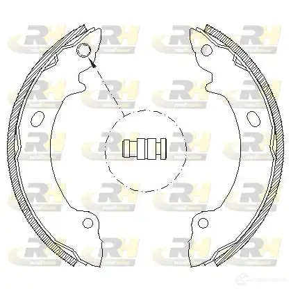 Тормозные колодки ROADHOUSE ZS X463200 1460357 0A3DXND 4632.00 изображение 0